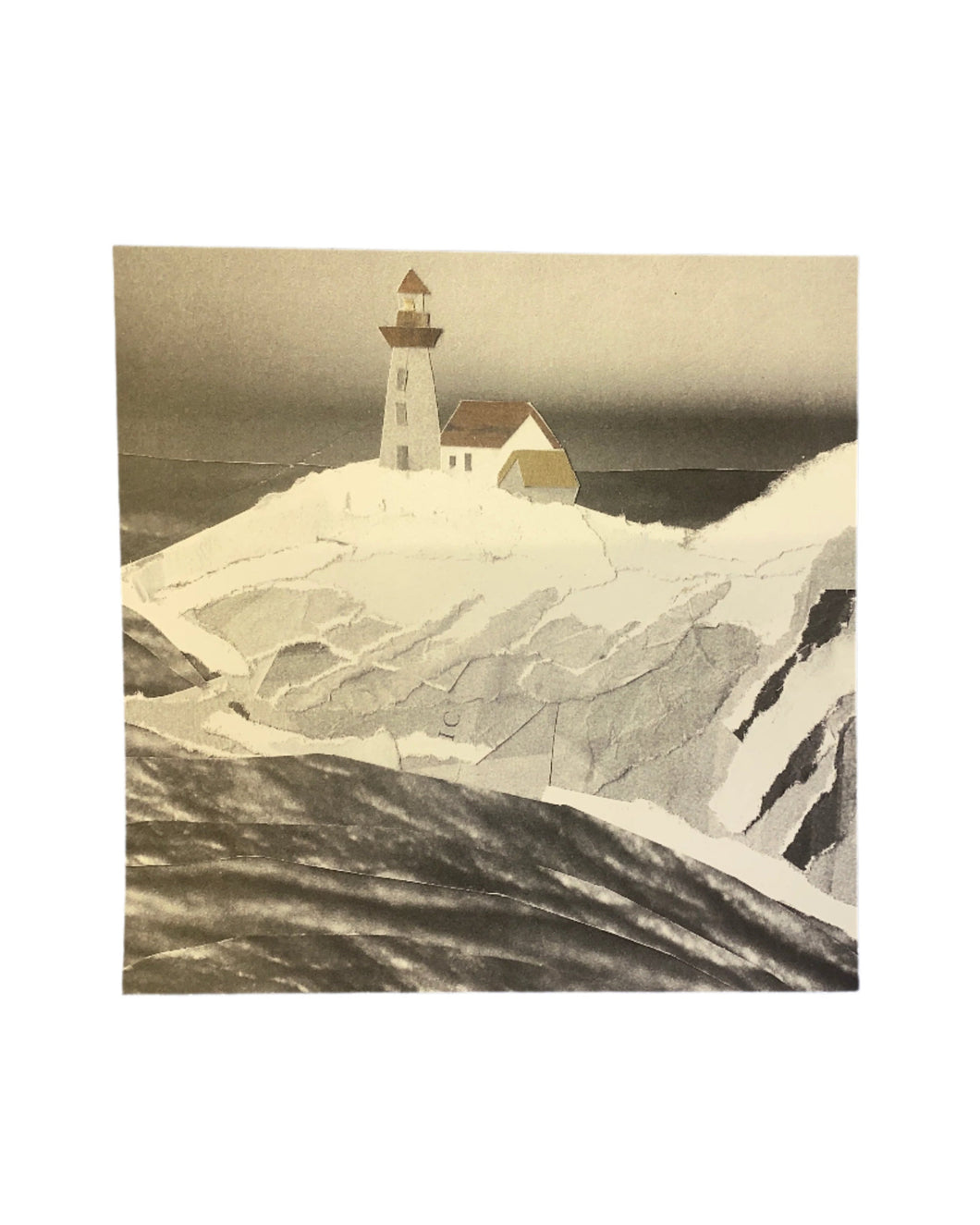 The Lighthouse Collage 21cm x 21cm Digital Print