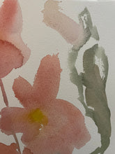 Load image into Gallery viewer, Original Watercolour Flower Drawing and Embossed Frida Kahlo Quote 1
