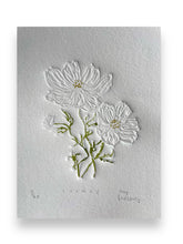 Load image into Gallery viewer, Limited Edition Cosmos Flower of the Month Embossing and Drawing
