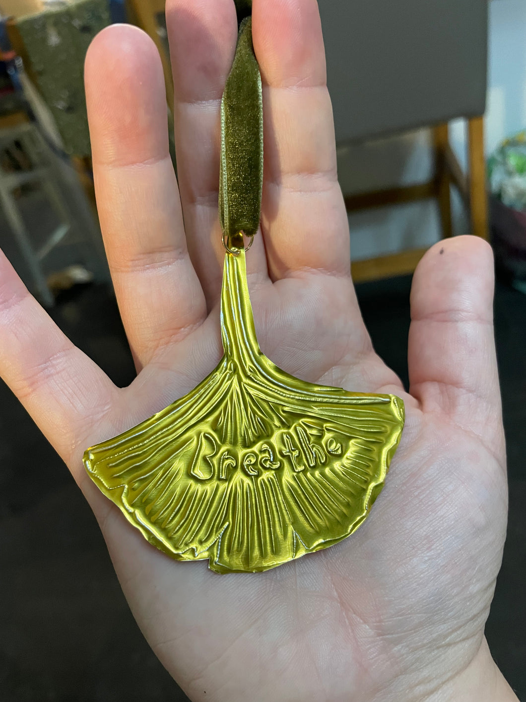 Limited Edition Breathe Gingko Leaf Hanging Piece