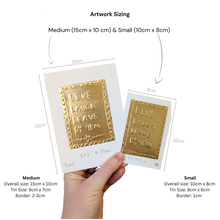 Load image into Gallery viewer, I’m not a control freak but you are doing it wrong - Tin Embossing Handmade Artwork
