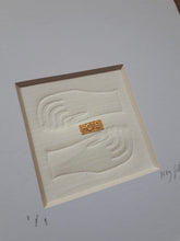 Load image into Gallery viewer, Hopeful Hands Embossing + Tin in Mount 15cm x 15cm
