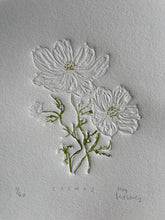 Load image into Gallery viewer, Limited Edition Cosmos Flower of the Month Embossing and Drawing
