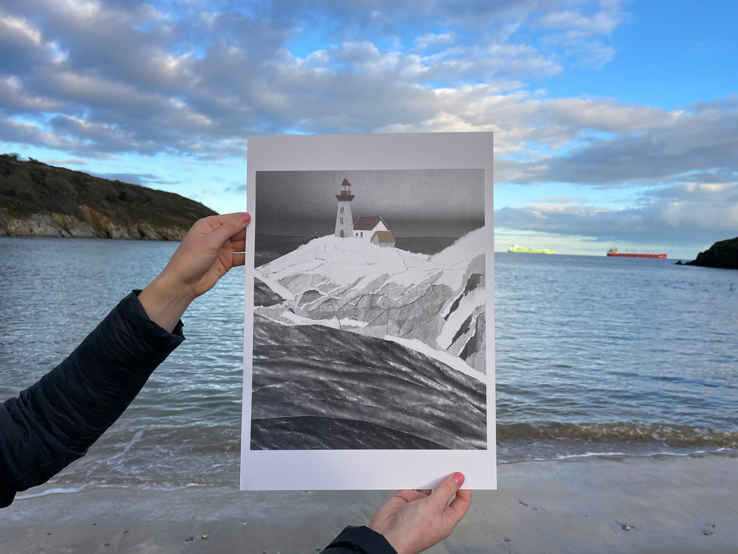 Limited Edition Artist Print The Lighthouse A3 42cm x 29cm