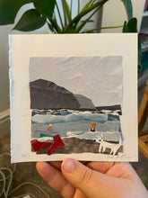 Load image into Gallery viewer, Sea Swimming Collage Print 15cm x 15cm
